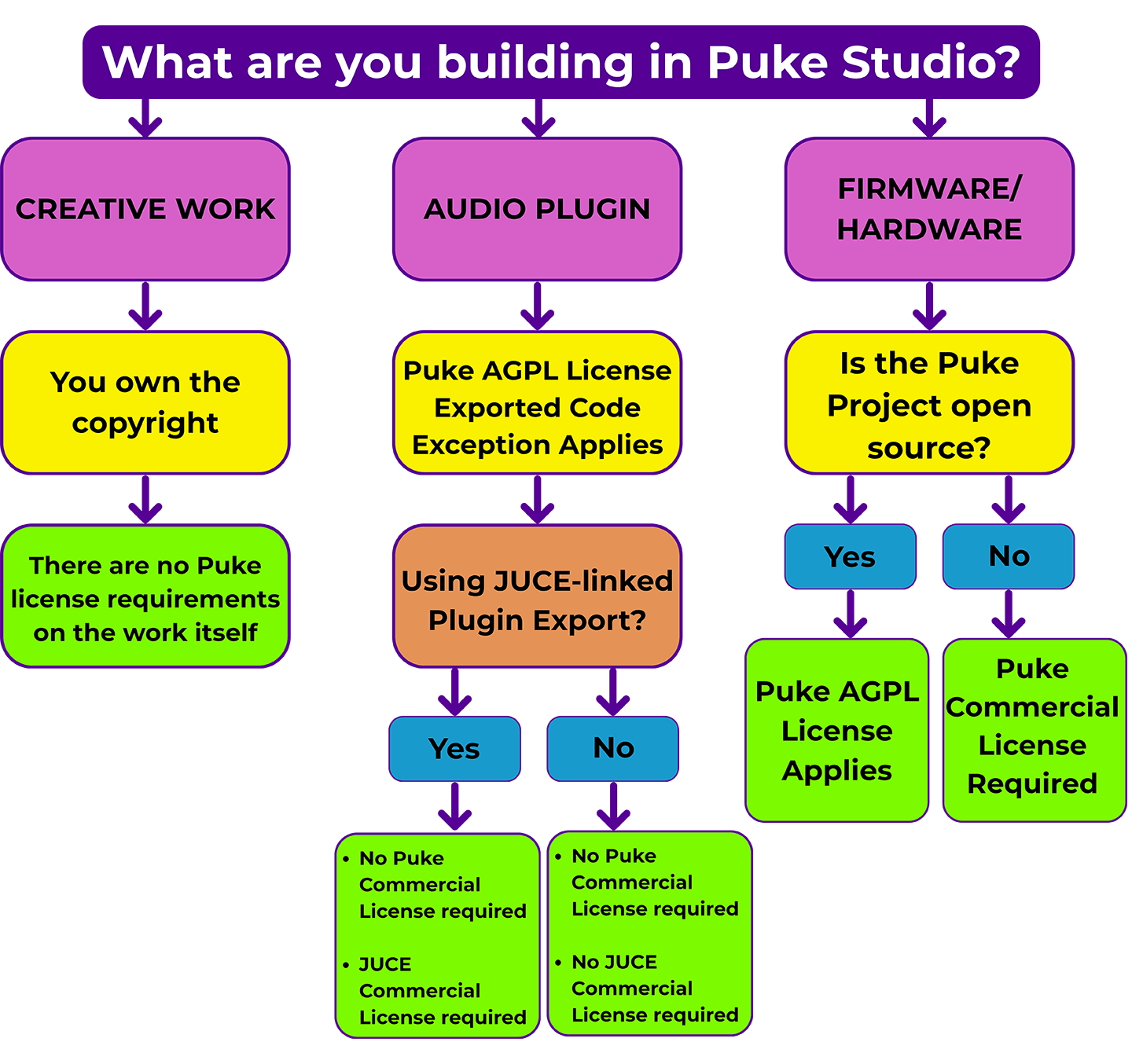 Puke licensing Flowchart